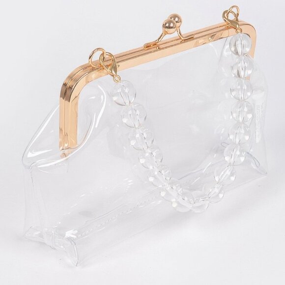 Vintage Clasp Pvc Clutch - Picture 5 of 5